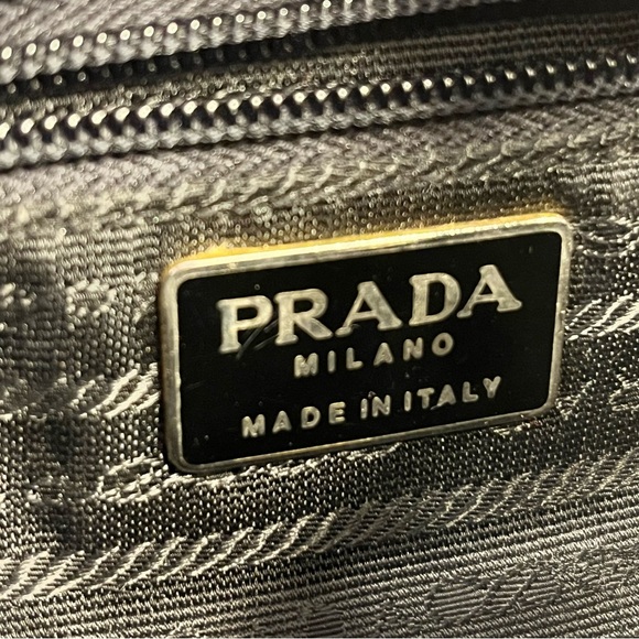 Vintage PRADA Tessuto Nylon Quilted Evening Bag - Black - Picture 17 of 17